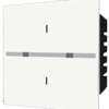 2-Switch 15 Amp IR Remote Smart Glass Touch Switch (White) - Image 5