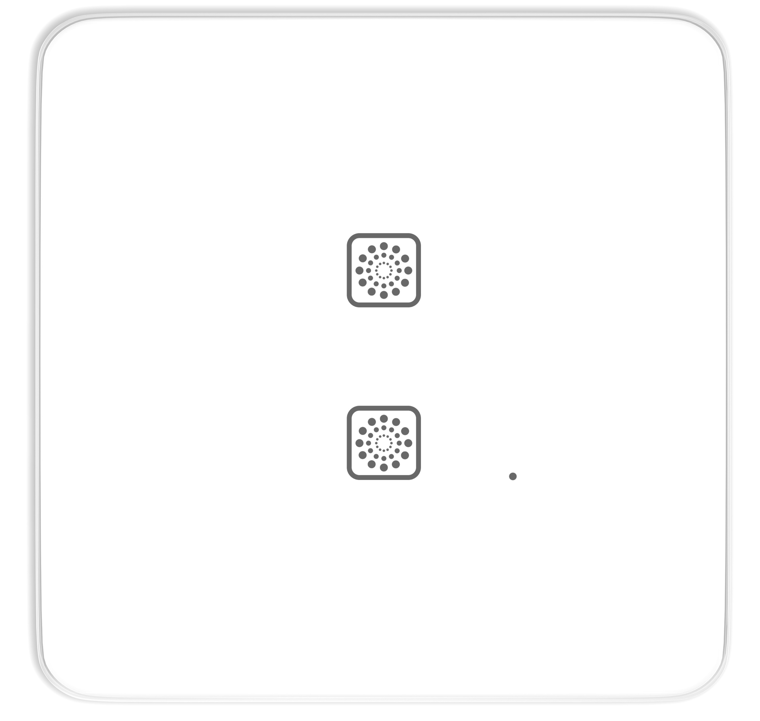 Teqooz 2-Switch Smart Zigbee + Remote Touch Switch Panel (2M) (White)
