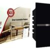 30Amp Heavy Load IR Remote Smart Glass Touch Switch (Black)