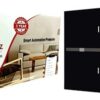 2-Switch 15Amp Wi-Fi + IR Remote Smart Glass Touch Switch (Black)