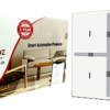 4-Switch Glass Touch Switch (White)