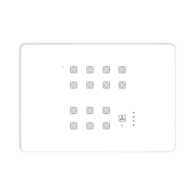 Teqooz 14-Switch + Fan Regulator Smart Zigbee + Remote Touch Switch Panel (12M) (White)